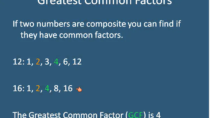 GCF or Relatively Prime (Simplifying Math)