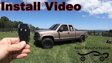 Boost Auto Parts 2015 Style Key Fob Install for my OBS 1996 Chevy K1500 Silverado