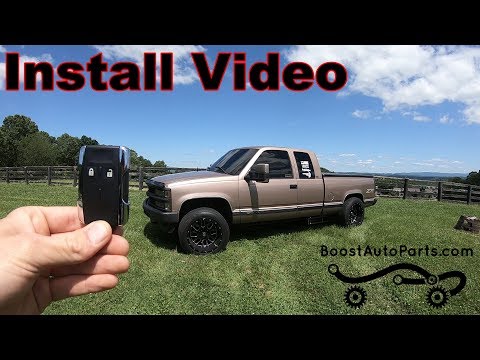 Boost Auto Parts 2015 Style Key Fob Install for my OBS 1996 Chevy K1500 Silverado