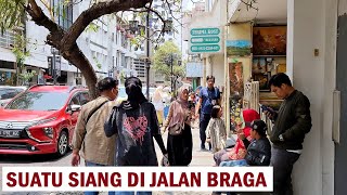 a midday on Braga street ❗ walking around Bandung walkingaround bandungcity