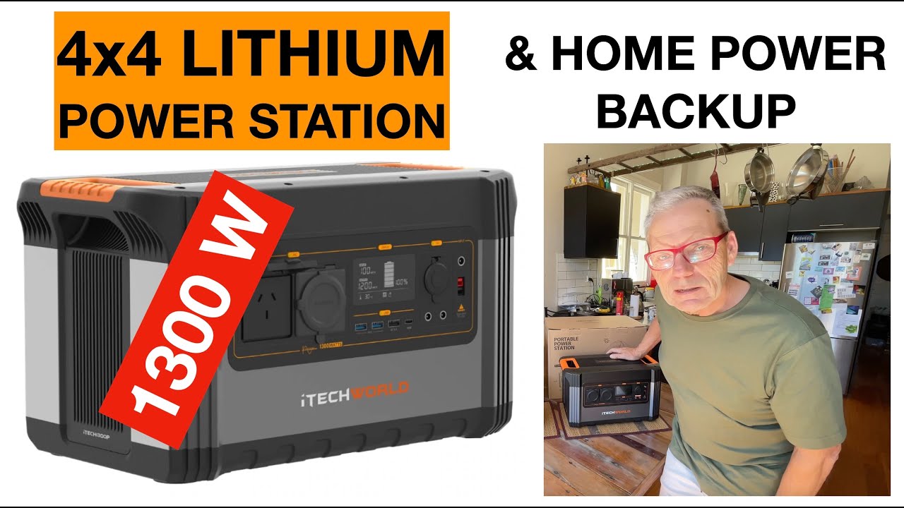 Lithium Power Station Backup - 4x4 - Home - iTechworld 1300P - First  Impressions - YouTube
