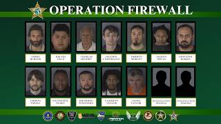 Clay County Sheriff's Office announces results of 'Operation Firewall' child predator sting