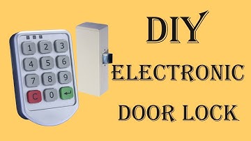Digital Door Lock / Electronic Password Door Lock Circuit Diagram video in Hindi / Urdu