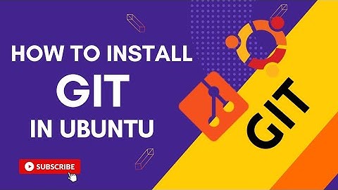 How to install git in ubuntu