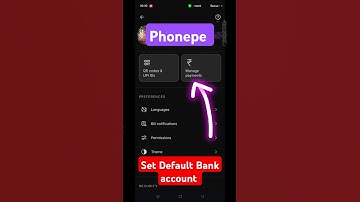 How to Set Default Bank in PhonePe for Receiving Money #shorts #phonepe