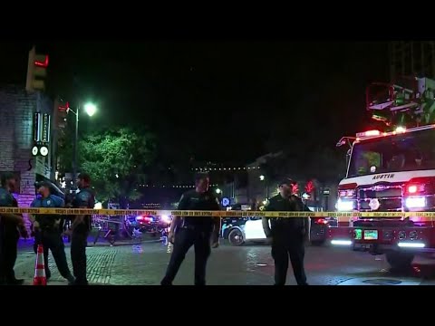 13 hurt in downtown Austin shooting; suspect not in custody