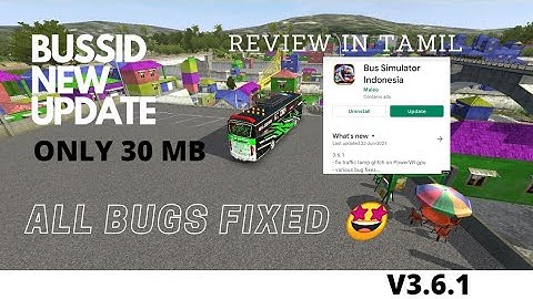 BUSSID NEW UPDATE// ALL BUGS FIXED 🤩\\V3.6.1// UPDATE NOW