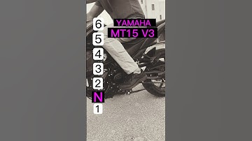 Maximum speed for each gear on a Yamaha MT15 V3