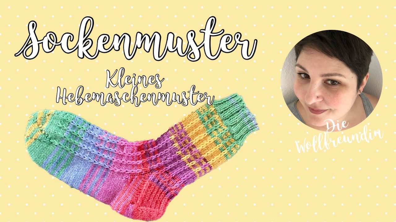 Sockenmuster Nr. 1 - Kleines Hebemaschenmuster [Hebemaschen]