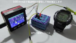 M5Stack Yahooニュース電光掲示板と電波時計合わせモジュール