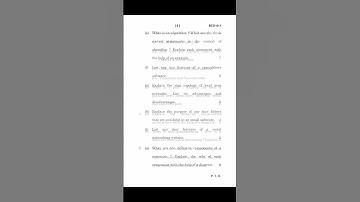 #Shorts BCS-011 DECEMBER 2023 Question Paper (Computer Basics and PC Software)