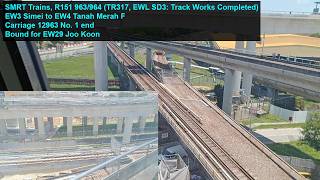 [EWL SD3: Track Works Completed] SMRT Trains - Joyride on ALS R151 963/964 from EW3 SIM → EW4 TNM F