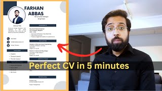 How to make Perfect CV in 5 minutes | Canva screenshot 3