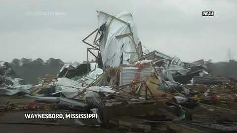 Storms leave trail of damage in Deep South