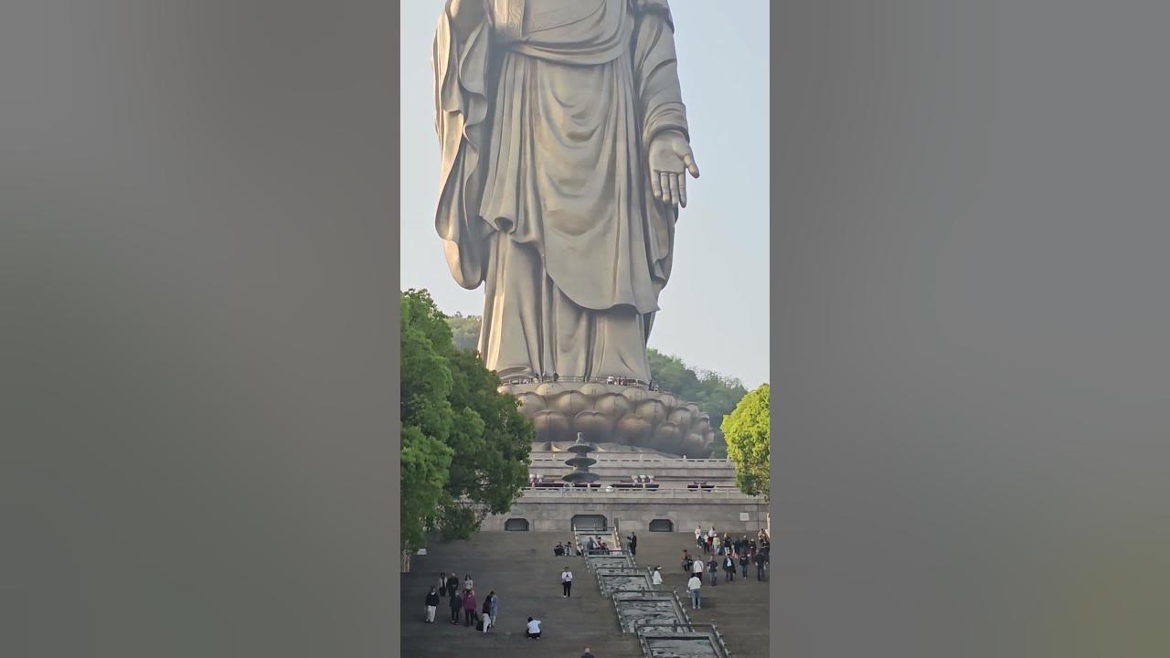 China Wuxi's Lingshan Grand Buddha Statue #travel #mainlandchina #wuxi #lingshan #buddha #statue