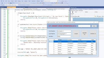 C# and SQL Server : Perform SMART CRUD Operations with SEARCH (Edited Version Part 2/2)