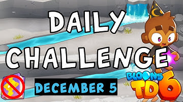 Bloons TD 6 Daily Challenge | Necromancing The Stone | No Hero No MK No Powers | December 5 2022