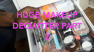 HUGE Makeup Declutter Part 2