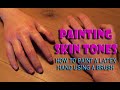 Special Effects Makeup - Painting Realistic Skin Tones on a Latex Hand