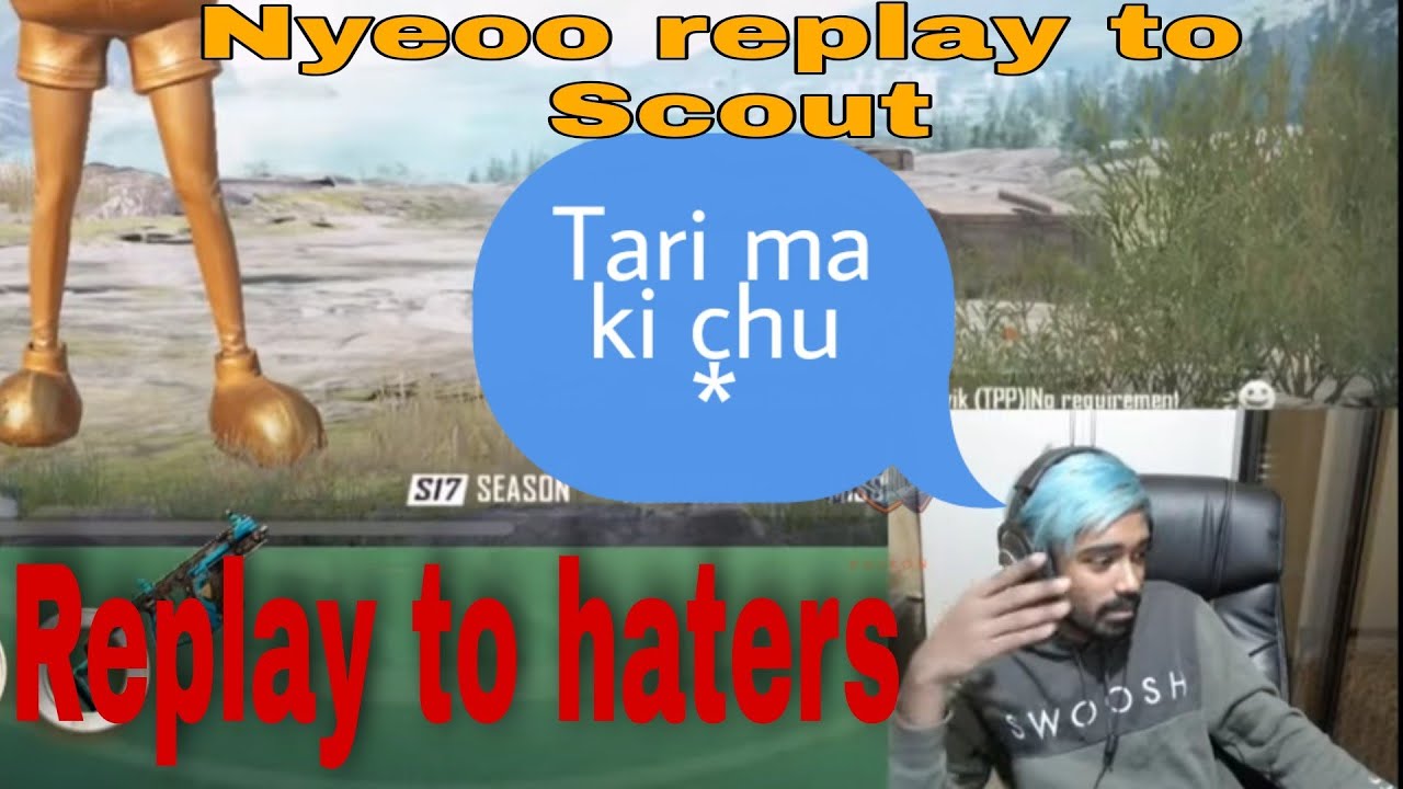 Neyoo very angry on haters // RIP pratham // neyoo replay to scout