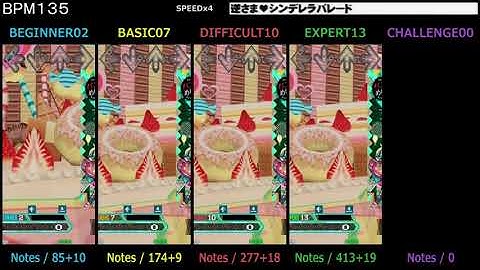 DDR / 逆さま♥シンデレラパレード (DanceDanceRevolution A20 PLUS)