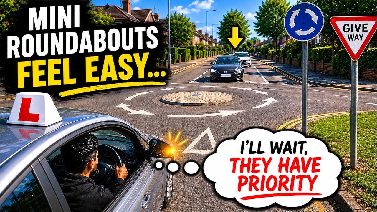 False Confidence at Mini Roundabouts (And How to Avoid It) - YouTube
