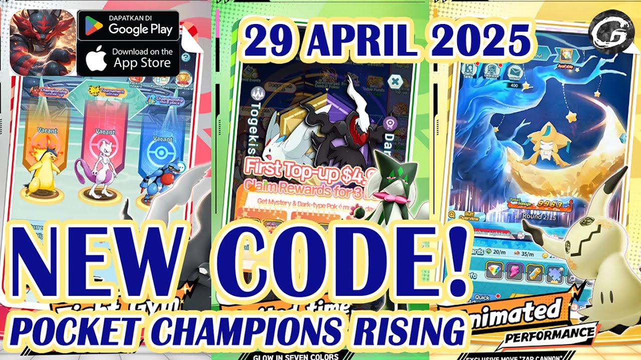 🎁 NEW CODE Pocket Champion Rising Giftcode & Redeem Code 29 April 2025 ...