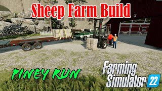 Sheep Farm Build! | Farming Simulator 22