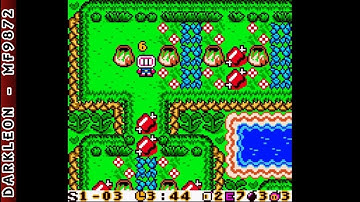 Game Boy Color - Bomberman Max - Blue Champion © 2000 Vatical - Gameplay