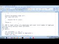 C Programming Array Concept