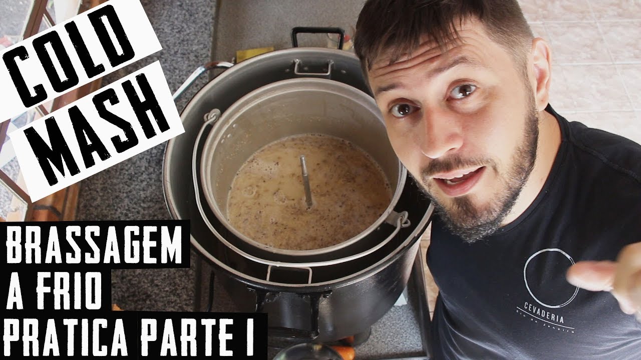 Cold Mash - Brassagem a frio - Prática parte 1 - YouTube