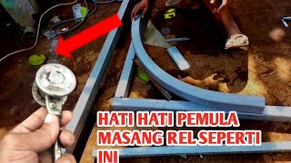 Hati Hati para pemula masang pintu anderson pake rel seprti ini bisa patal screenshot 4