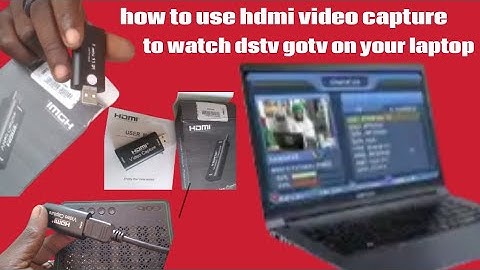 how to watch your Dstv gotv startimes FREE TO AIR WITH YOUR LAPTOP SCREEN  with Hdmi video capture