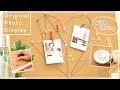 DIY Original Photo Display with String＊紐だけでいつもと違う？あなただけのフォトディスプレー