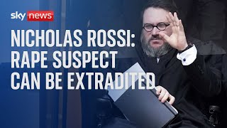 Nicholas Rossi: Rape suspect accused of faking his own death can be extradited to US
