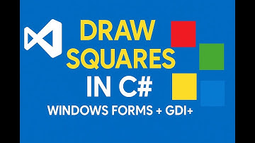 Create a Graphic App in Visual C# | Windows Forms & GDI+ Tutorial (Draw Squares on Form)