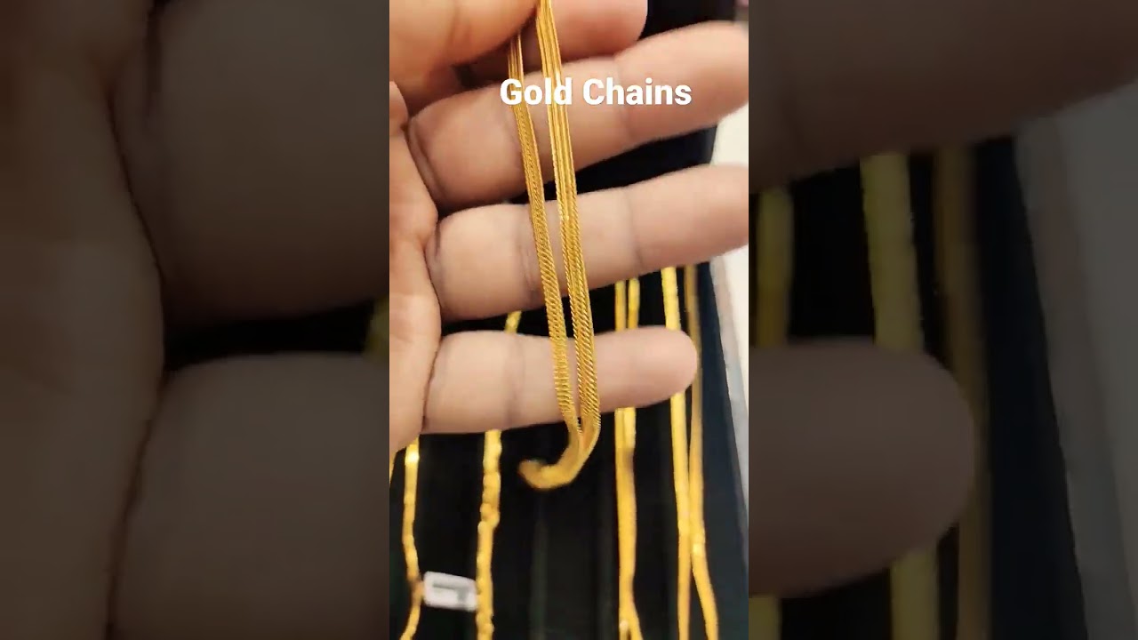 Latest Gold chain designs 