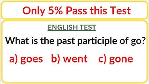 English Mixed Grammar Test  Only 5% can pass the test