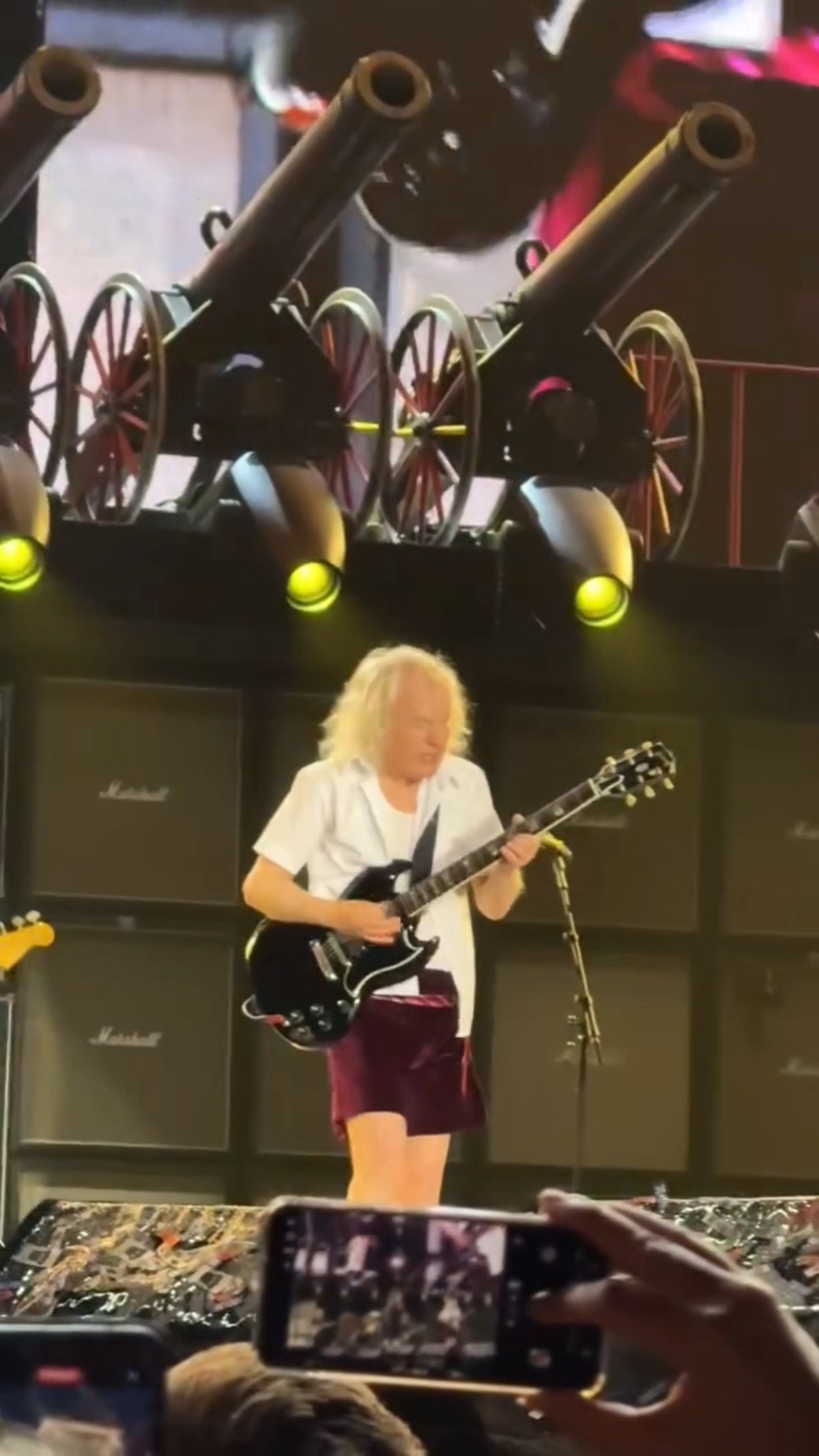 AC/DC fire the cannons in For Those About To Rock and the stadium