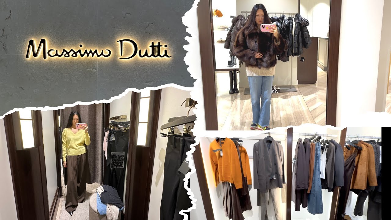 Shopping vlog Massimo Dutti / New collection / шопинг с примеркой / осенние образы