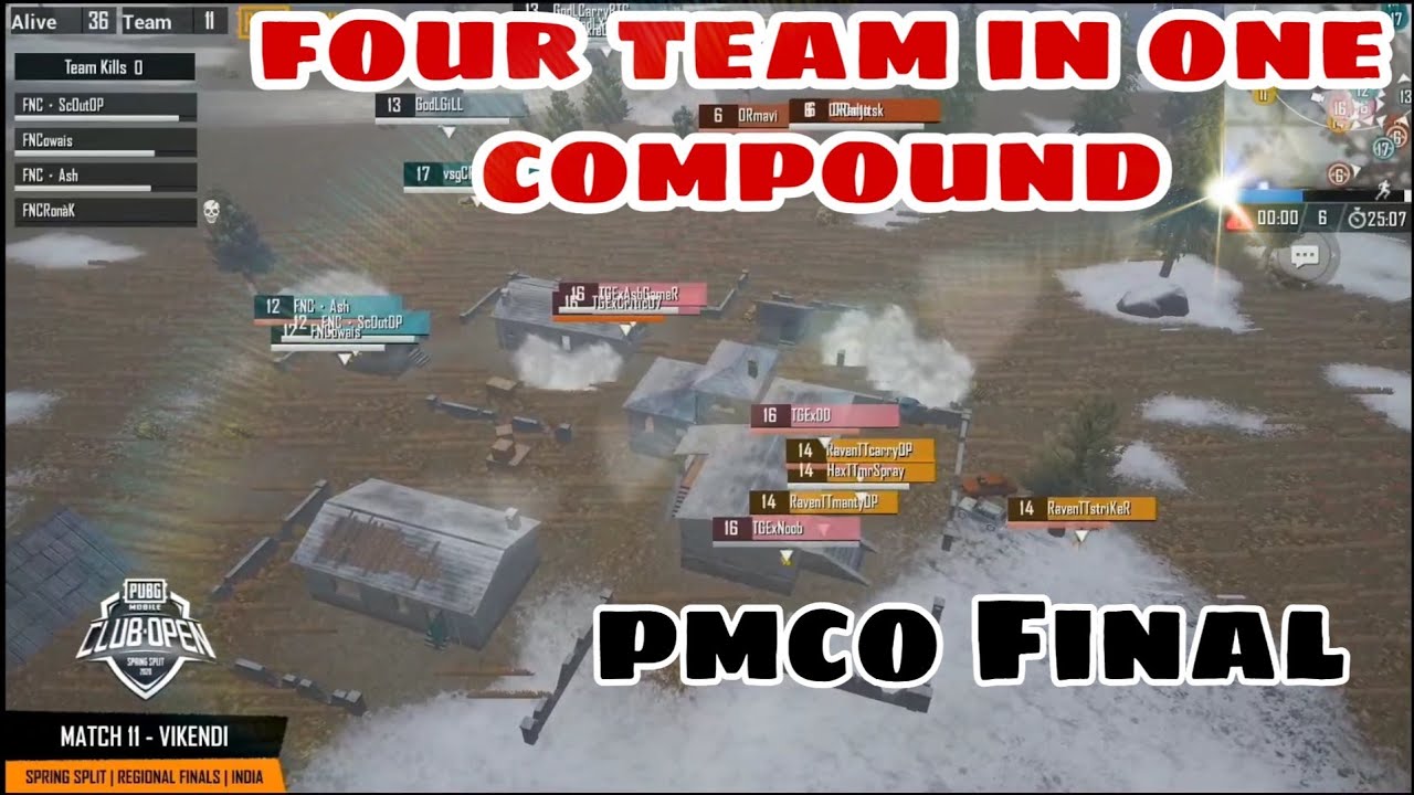 Pmco india final 2020 highlights | chicken Dinner for Umumba 🔥 , Fnatic vs Umumba 1v4 situation