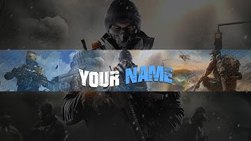 FREE Gaming Banner Template For YouTube Channel #38 Photoshop | DOWNLOAD (2020)