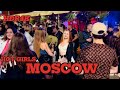 Moscow Russian Girls Street Party Nights 2025 HDR 4K Lifestyle 