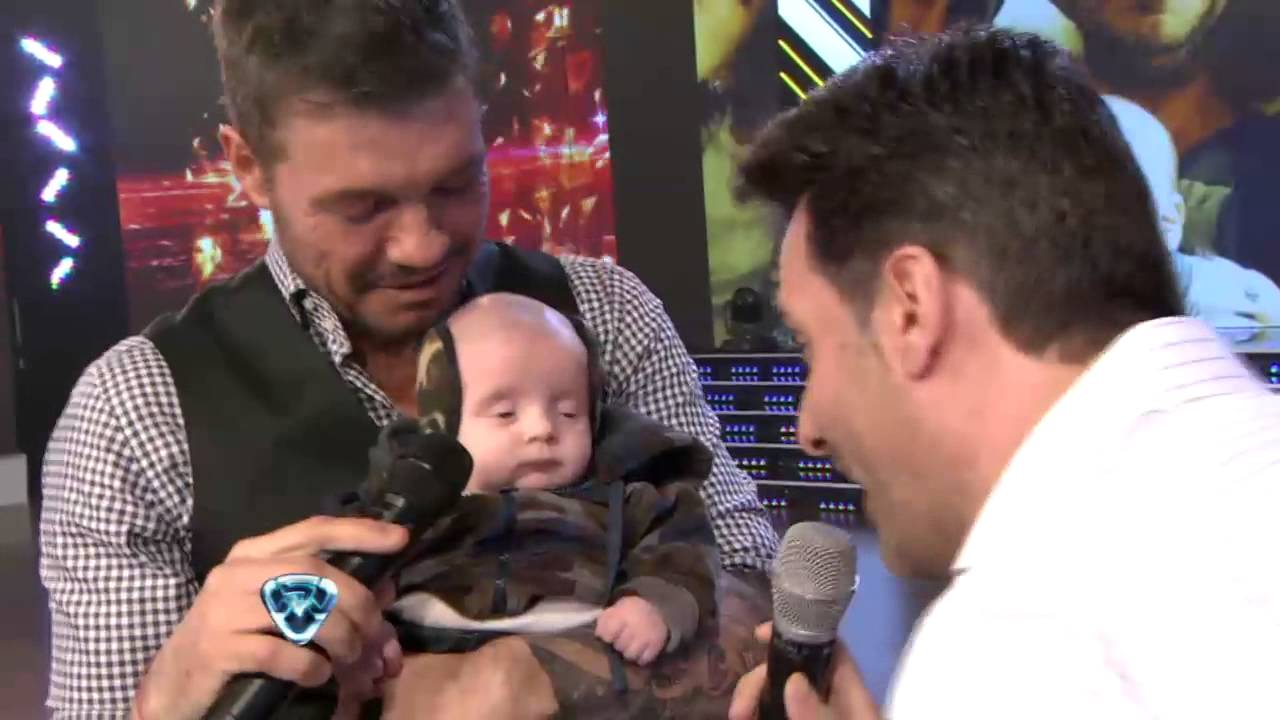 Showmatch 2014 - El momento más tierno Marcelo Tinelli: llevó a Lorenzo al estudio