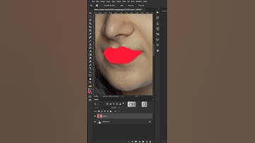 Make-up with adobe photoshop tutorial : How to add Lip Gloss part - 2 #short #shorts shorts