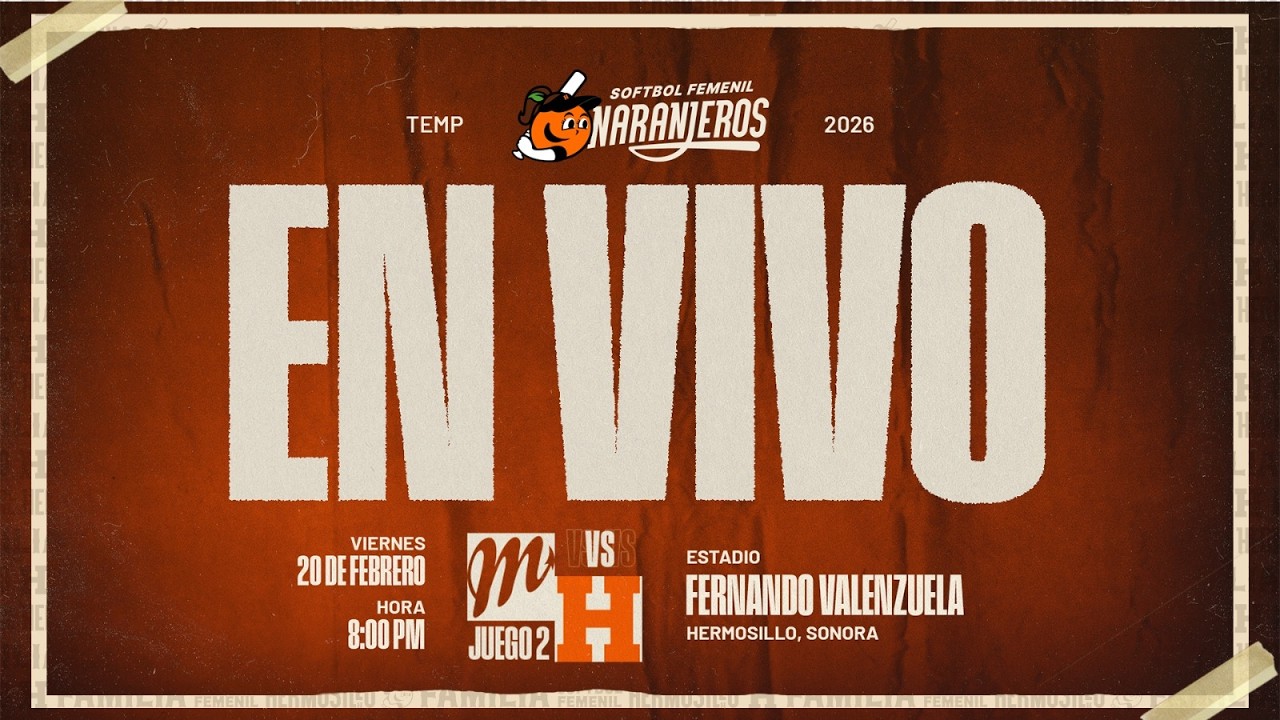 🎙🍊 ¡En vivo! Diablos Rojos Sóftbol Femenil Vs. Naranjeros Sóftbol Femenil
