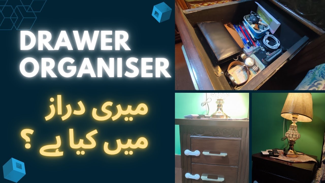 Drawer organiser video How to organise your bedside drawer YouTube