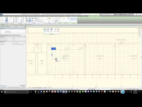 REVIT 2017 - Place light fixtures with Array