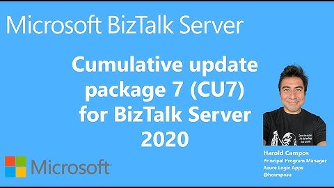 34- BizTalk Server 2020 Cumulative Update 7 - Update your #biztalk  Environments!