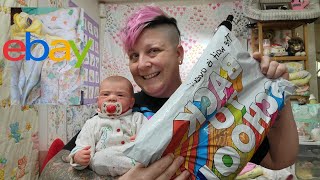 Huge Vintage Baby Clothes Haul for Reborn Baby| Opening Carter's Happy Mail| Changing Noah